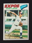 1977 TOPPS #132  Chip Lang  MONTREAL EXPOS  EX  A
