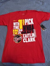 NWT Indiana Fever Caitlyn Clark 2024 Draft Shirt Size M