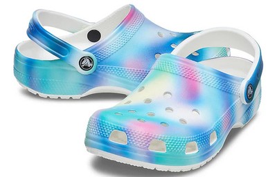 Crocs solarized Clog Slip Sandal sleeper unisex 8/10 shoes MultiColor White new