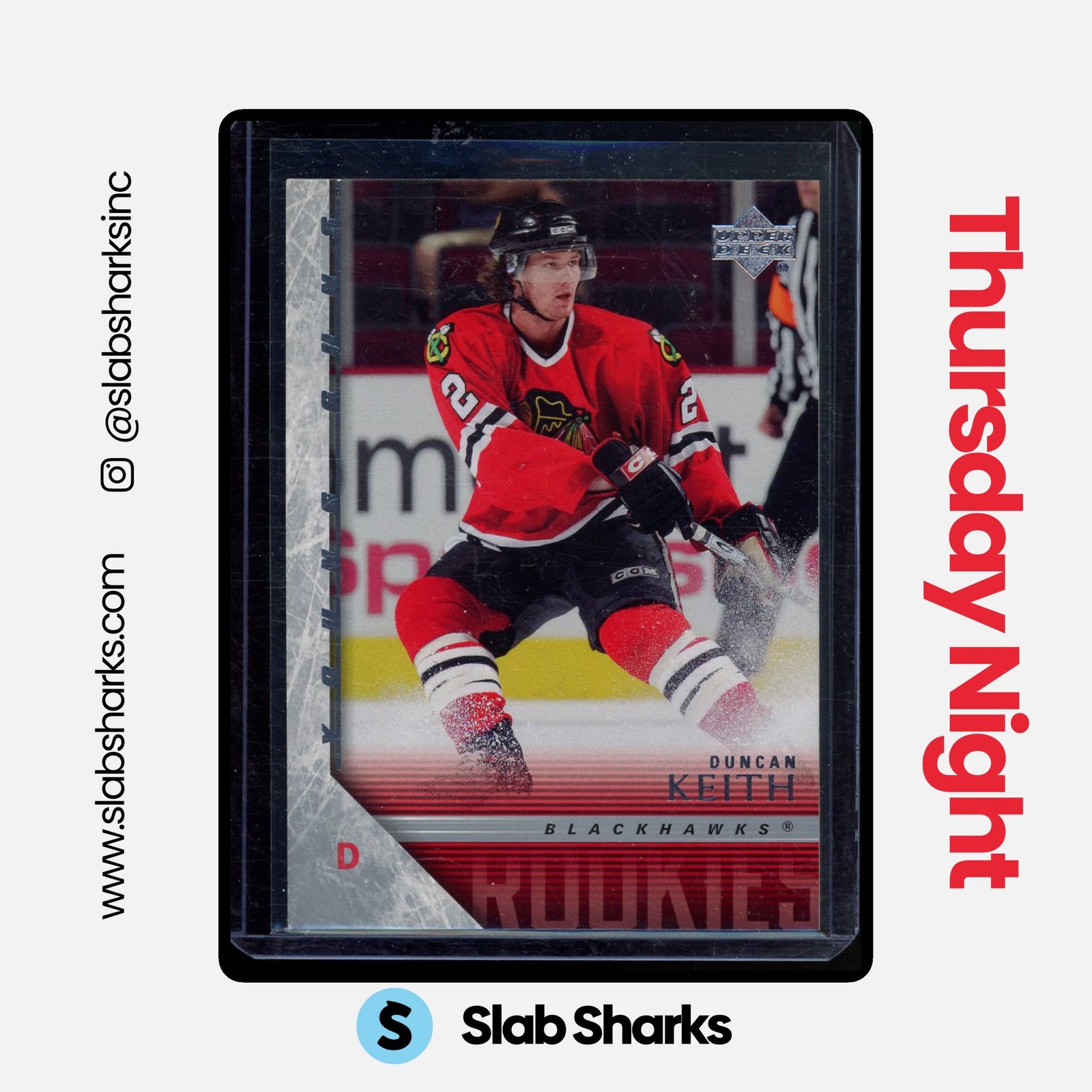 2005 UPPER DECK #230 DUNCAN KEITH YOUNG GUNS RC ROOKIE