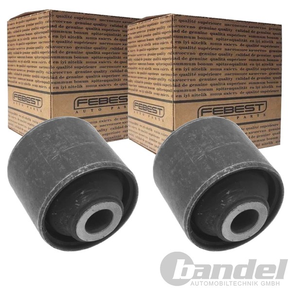 2X Febest Hinterachsbuchsen Querlenkerlager Passend FüR Daihatsu Terios Links+Re-image