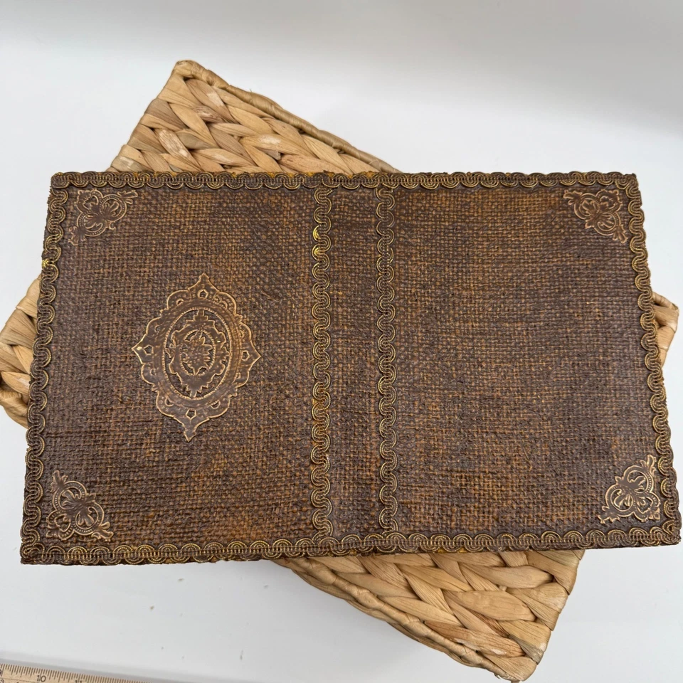 Vintage Friendship Book with Poem Daisy Floral Decor Unique Keepsake Decorative - Image 4 of 4