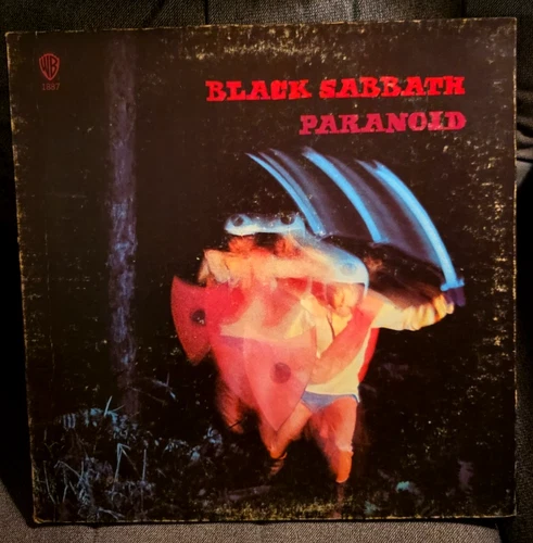 *JTz *RARE! BLACK SABBATH - PARANOID * 1970 WS 1887 * GREEN ARTISAN 1st Ed/Press
