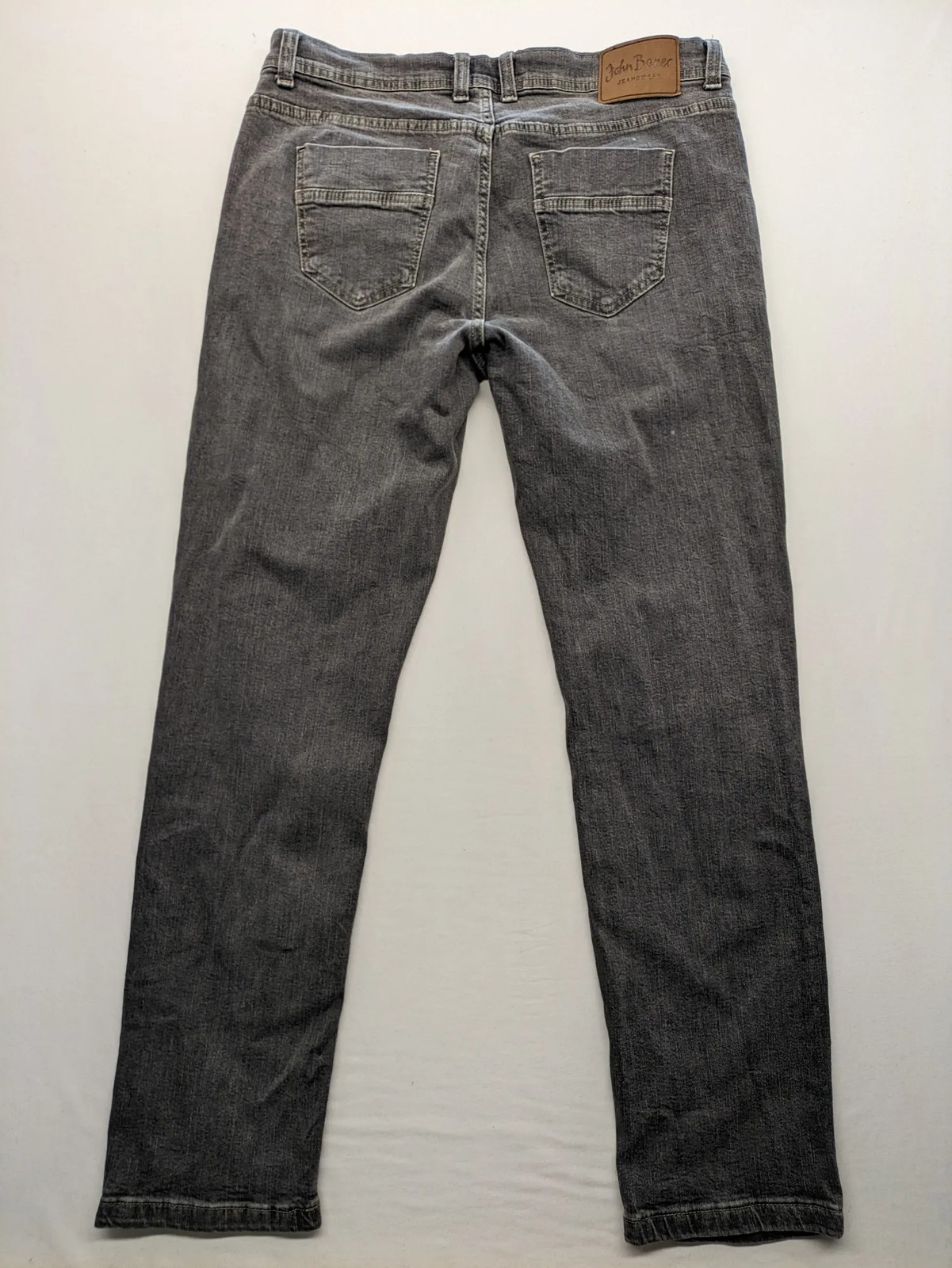 John Baner Herren Jeans Hose 52 Grau Denim Stretch Regular Fit Used Look 2394 image 9