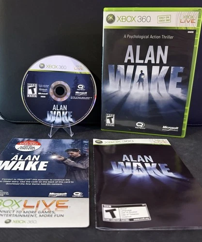 Alan Wake Xbox 360 Game Complete CIB w/ Insert. Tested.