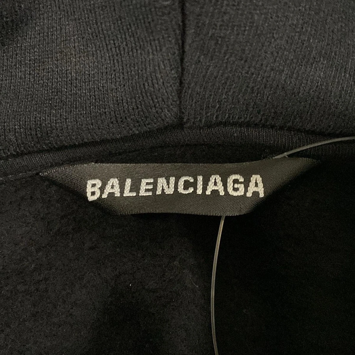 Felpa con cappuccio uomo nera originale BALENCIAGA 570811