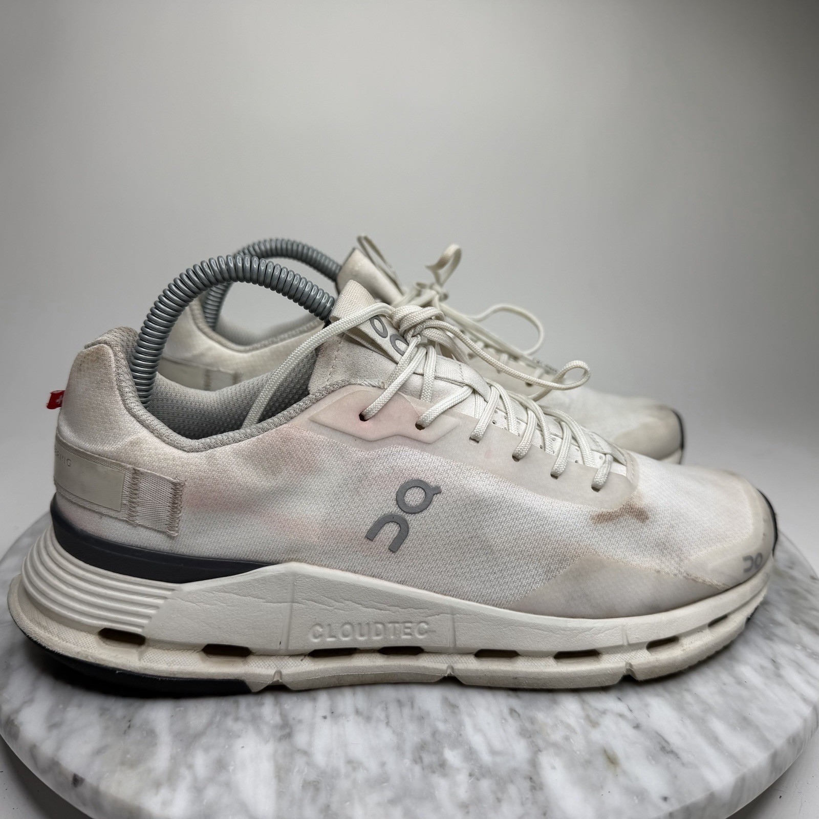 On Cloud Cloudnova White Eclipse Running Athletic… - image 1