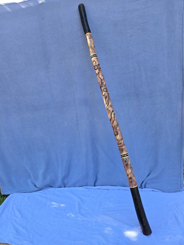 Australian, Termite-Hollowed, 79.25" Didgeridoo in the Key of G (Didg-56)