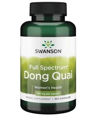 SWANSON, DONG QUAI 530mg Full Spectrum Frauengesundheit 100 Kapseln SUPER PREIS