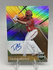 2019 Panini Elite Extra Edition Auto Emerald 16/25 Dasan Brown #83 Auto