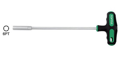 Für TOPTUL CTJA1023 Wrench socket straight, T-type Hexagonal CTJA1023 A GLOBAL