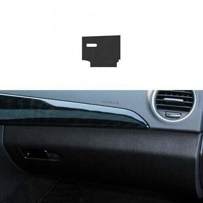 Storage Box Anti-Kick Pad 2007-2014 Co-Pilot For Benz C-Class W204 Black Leather
