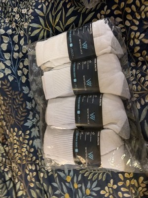 Casual Athletic Cotton Crew Socks Size 10-13 (Winterlace) 12 pairs New