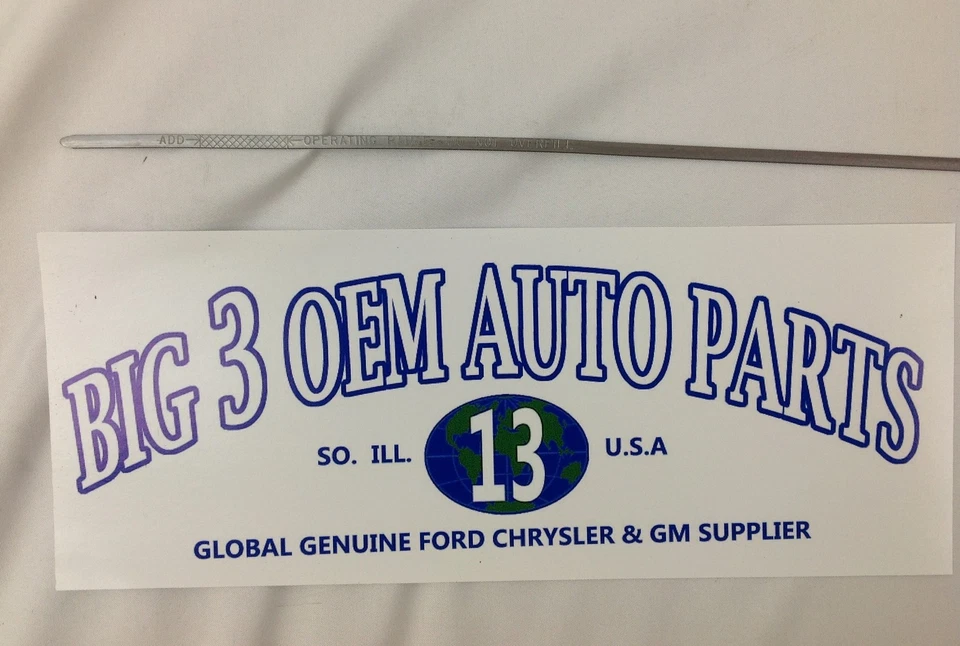 Varilla de medición de aceite de motor Ford F-250/350/450/550 E-350/450 7,3 L nueva OEM F81Z-6750-DA Foto 4 de 4