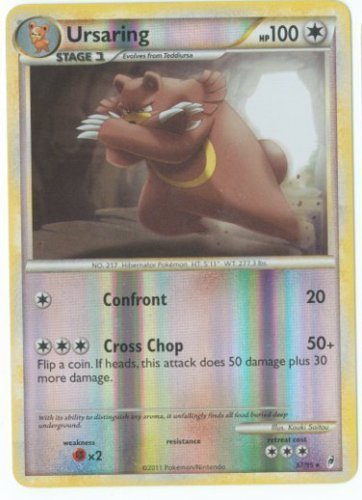 Ursaring 37/95 Call of Legends REVERSE HOLO PERFECT MINT! Pokémon