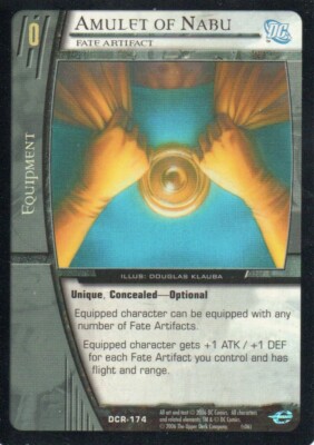 DC VS CCG - Infinite Crisis - Amulet of Nabu #174 Foil