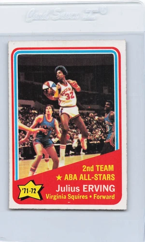 1972/73 Topps #255 Julius Erving ABA All Star EX *DA-B3752