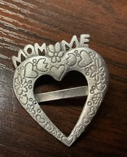Mom + Me Vintage Photo Pin Gift Made In USA Old Store Stock