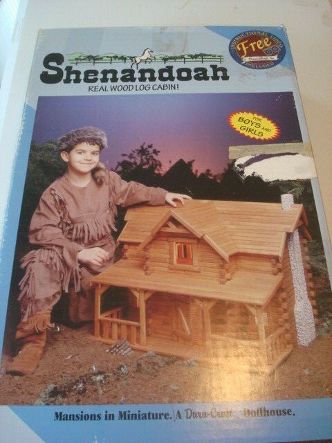 shenandoah log cabin dollhouse