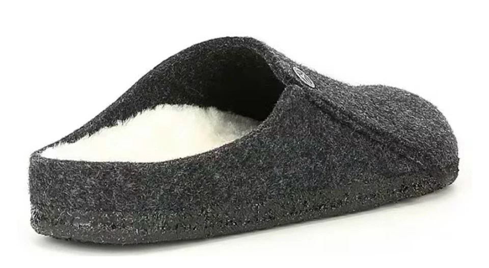 Birkenstock Zermatt Remache Gris Piel de Oveja Deslizable ¡¡Mulas!!(41 euros) 10 EE. UU. Foto 2 de 4