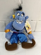 Rare Walt Disney World Theme Park Aladdin's Genie 10" Bean Bag Plush New W/ Tags