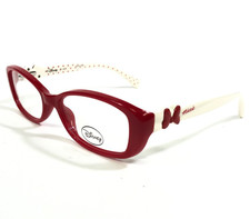 Disney Kids Eyeglasses Frames Minnie Mouse 4005 2007 Red Bows White 48-16-125