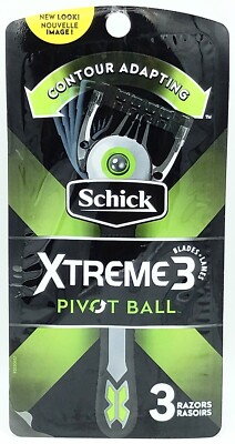 Schick Xtreme3 Pivot Ball Razor 3-Pack