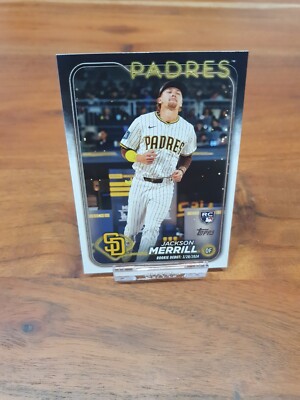 2024 Topps Update Series Jackson Merrill San Diego Padres #US169 Rookie-Karte