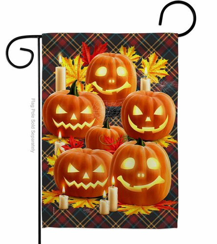 Pumpkin Patch Garden Flag Halloween Fall Decorative Small Gift Yard House Banner - Picture 2 of 17