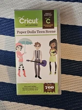 CRICUT *PAPER DOLLS TEEN SCENE* CARTRIDGE *BOY & GIRL HAIR STYLES, OUTFITS* NEW