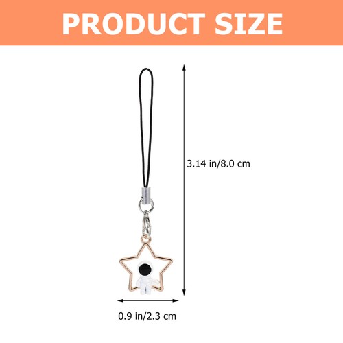 2 Pcs Accessoires Téléphone Portable Homme Miss Charm Assorti pour Support - Photo 10/12