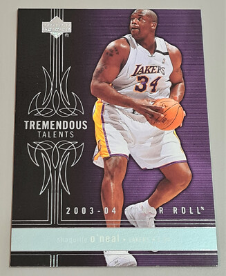 Shaquille O'Neal # TT2 Honor Roll Tremendous Talents NBA 2003-04 Upperdeck Mint