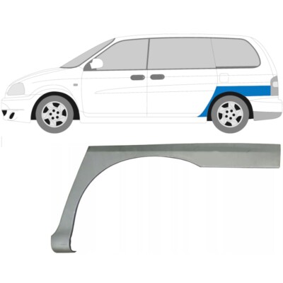 For Kia Carnival 1998-2006 wheelbase repair plate fenders / left