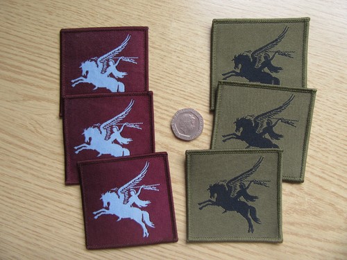 16 Luftangriffsbrigade, Pegasus D/Z TRF's. farbige & gedämpfte Versionen. Neu x 3 - Bild 4 von 4