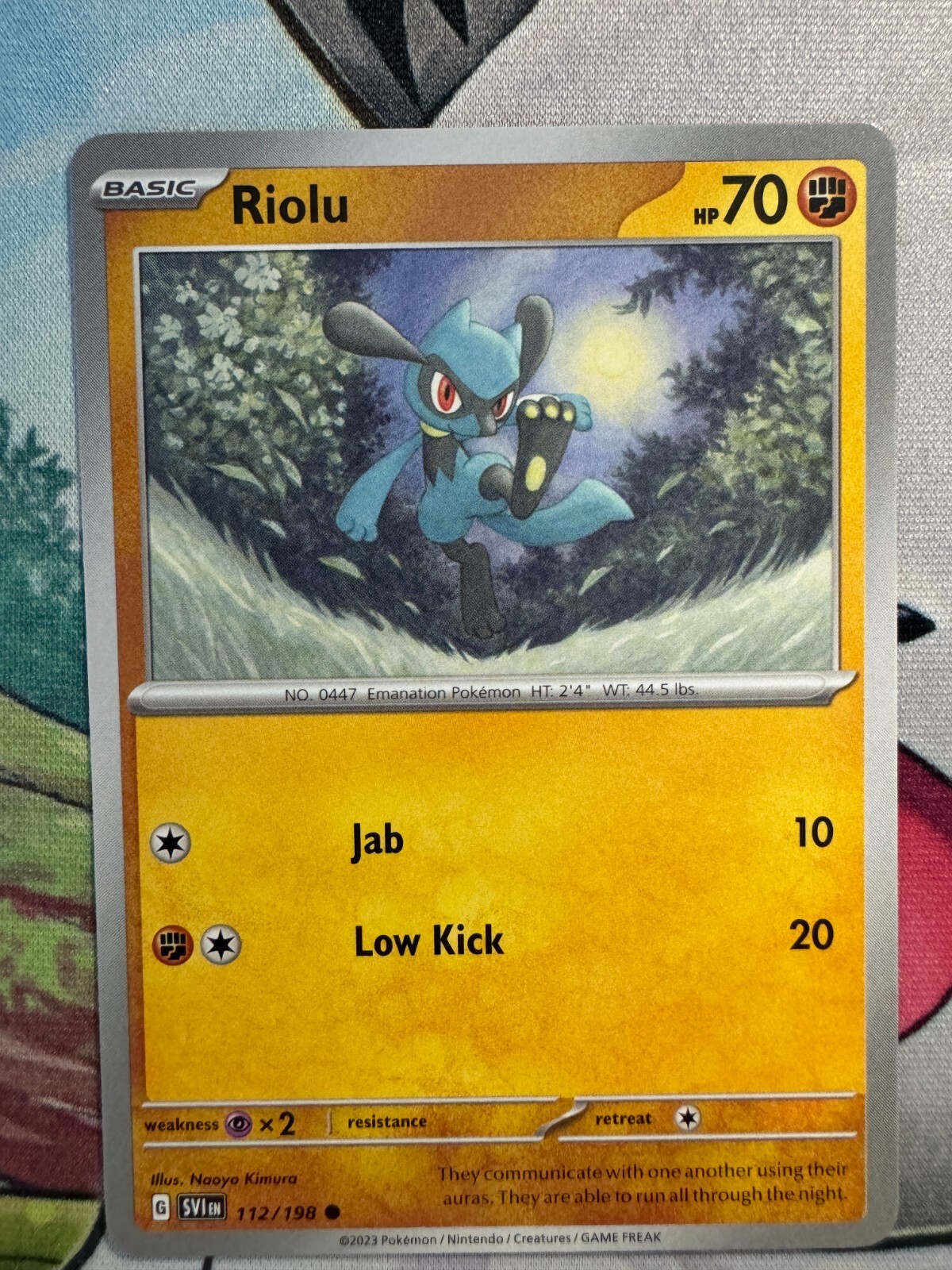 Riolu Non Holo English Pokemon TCG BKA571