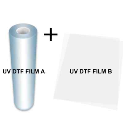 DTFフィルム 30cm×100m 30cm Width UV DTF Transfer Paper Film A and B Transparent 100m