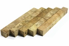 5pcs Golden Camphor Burl wood Pen Blanks Small Project Turning 15mm/20mm/30mm