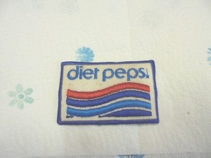 cloth patch diet pepsi 3-1/2" X 2-1/2" 