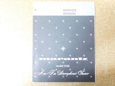 Marantz 2120 Vintage AM/FM Stereophonic Tuner Service Manual original