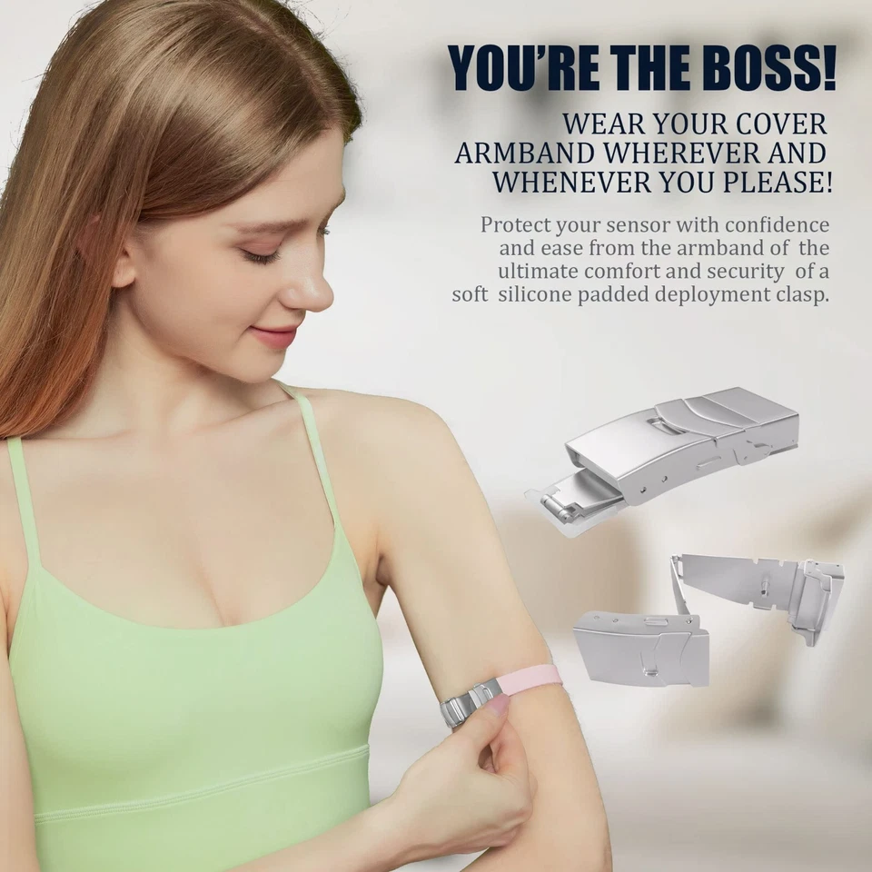 Brazalete Cubierta Sensor Monitor Glucosa Divoti CGM con Ajuste DXCM G7, Multicolor Foto 3 de 4