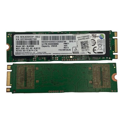 OEM Genuine Samsung SSD Drive 256GB MZ-NLN2560 MZNLN256HCHP-000L2