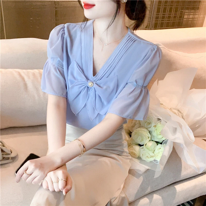 Flowy sales summer blouses
