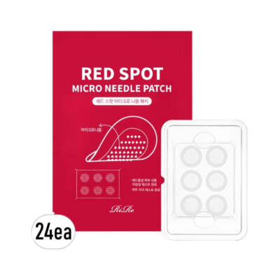 RiRe Red Spot Micro Needle Patch 14mm*24ea - FREE SHIPPING