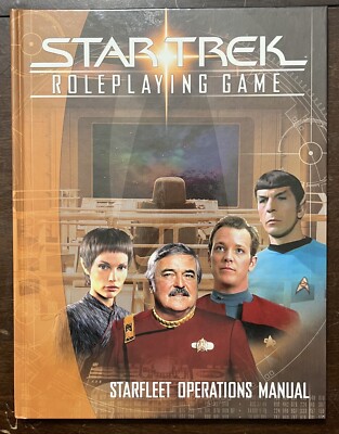 Star Trek Roleplaying Game RPG HC Book 3 Starfleet Operations Manual