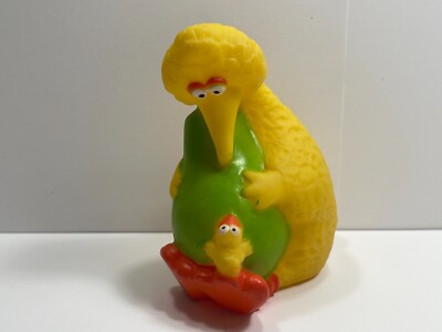 Vintage Tommee Tippee - Sesame Street Big Bird - Squeak Toy