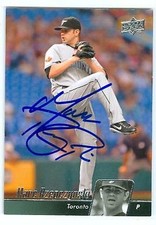 Marc Rzepczynski autographed baseball card (Blue Jays) 2010 Upper Deck #521