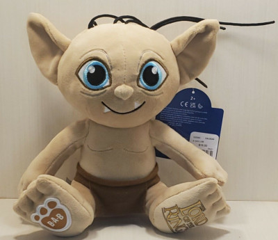 Build a Bear Lord Of The Rings Plush Gollum Smeagol Hobbit Figure New Tags