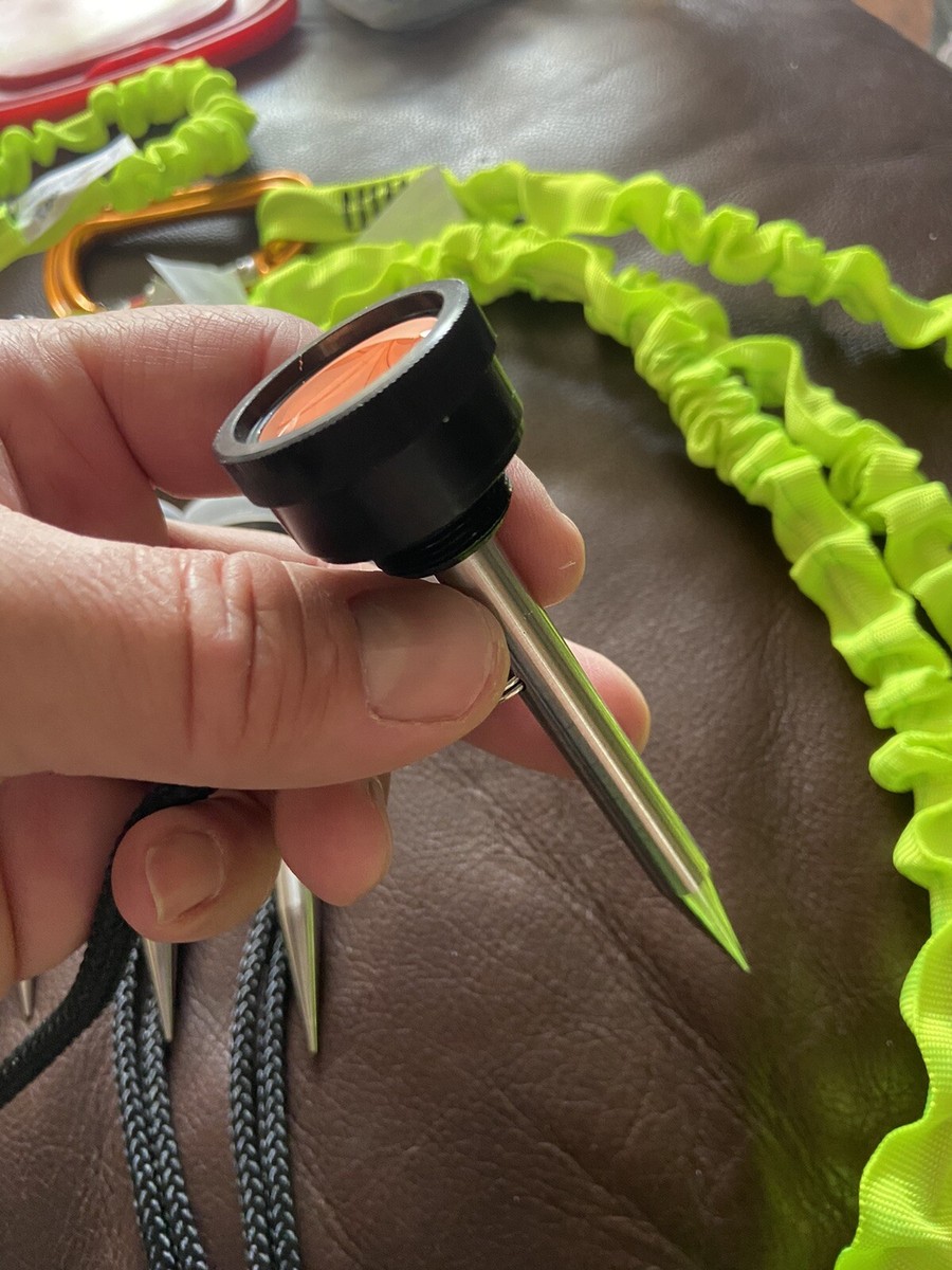 Survey Prism Spike w/ Safety Lanyard - Dimensional Control | eBay