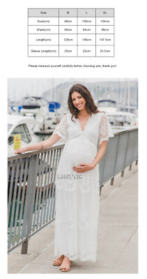 Pregnancy Women Dress Maternity Long Lace Party Gown For Photography Photo Shoot | eBay Pregnancy Women Dress Maternity Long Lace Party Gown For Photography Photo Shoot | eBay