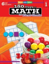 180 Days of Math for First Grade (180 Days of Practice) - Paperback - GOOD